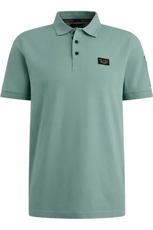 PME Legend™ De Polo Trackway van is een stijlvolle heren polo met een opstaande kraag en polokraag