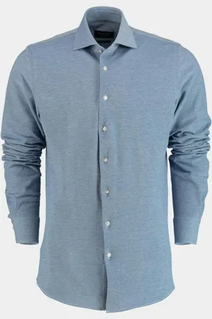 Profuomo Business hemd lange mouw piqué slim fit PP0H0A050/420