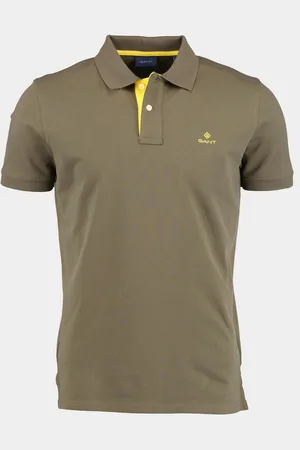 GANT Polo korte mouw Contrast Collar Pique SS Rugge 2052003/301