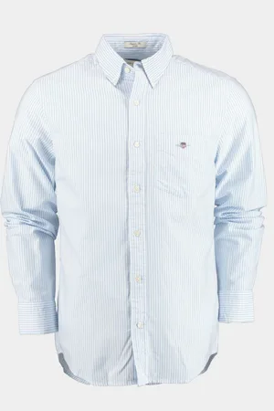 GANT Casual hemd lange mouw reg oxford banker stripe shirt 3000230/455