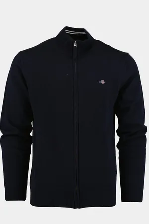 GANT Vest Superfine Lambswool Zip Cardig 87214/410
