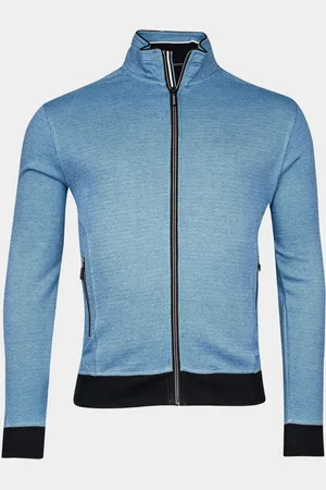 Baileys Vest Sweat Cardigan Zip 2-tone jacq 412237/68