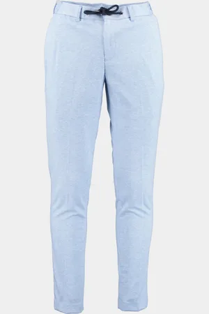 Born with Appetite Wollen Pantalon DAS drawstring trouser 24104DA36/210 l.blue