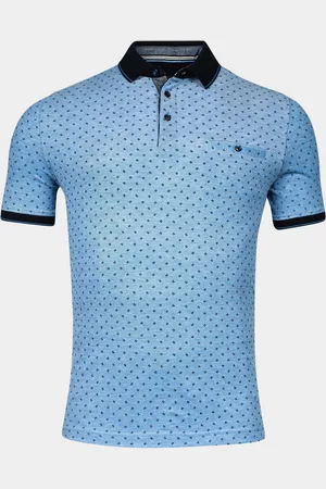 Baileys Polo korte mouw Poloshirt 2-tone pique 415269/66