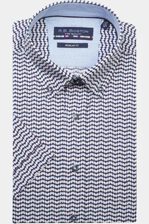 R.B. Boston Casual hemd korte mouw Regular Fit 416670/613