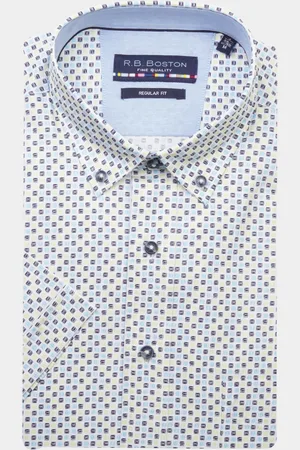 R.B. Boston Casual hemd korte mouw Regular Fit 416670/705