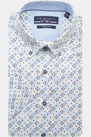 R.B. Boston Casual hemd korte mouw Regular Fit 416670/721