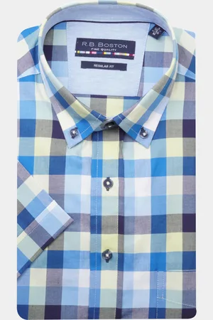 R.B. Boston Casual hemd korte mouw Regular Fit 416670/73