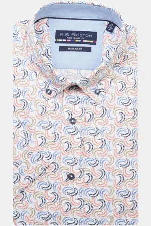 R.B. Boston Casual hemd korte mouw Regular Fit 416670/319