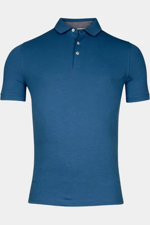 Baileys Polo korte mouw Poloshirt 2-tone oxford pique 415287/68