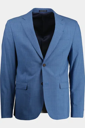 Scotland Blue Kostuum D8 Toulon Stripe Suit 241028TO41SB/240 blue