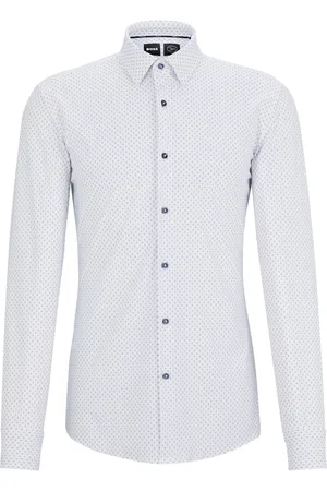 HUGO BOSS Business hemd lange mouw P-HANK-s-kent-C1-222 10261251 50520055/100