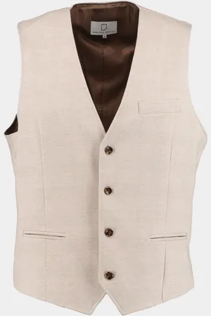 Born with Appetite Gilet KRIS waistcoat BWA24111KR37/820 sand