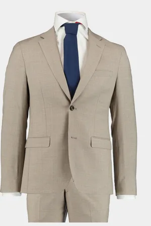 Scotland Blue Kostuum D8 Toulon Suit Wool 233028TO12SB/820 sand