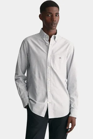 GANT Casual hemd lange mouw Oxford Banker Stripe Shirt 3000230/423