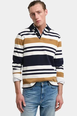 GANT Polo lange mouw Multistripe heavy rugger 2015083/244