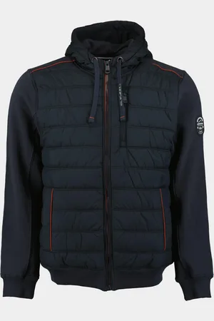 Casa Moda Vest Sweatjacke mit Kapuze 444301200/108