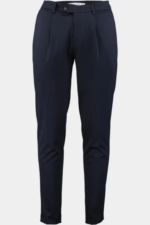 Born with Appetite Katoenen Broek Pedro Pied De Poule Pants 24304PE13/290 navy