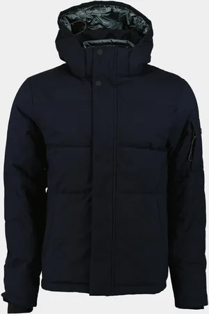Scotland Blue Winterjack Jurd Outdoor Jacket Wool Look 24301JU25SB/290 navy