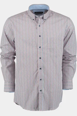 R.B. Boston Casual hemd lange mouw Regular Fit Cotton 427670/313