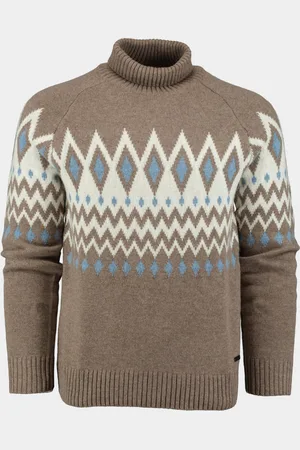 Born with Appetite Coltrui Justin Rollneck Pullover 24305JU52/820 sand