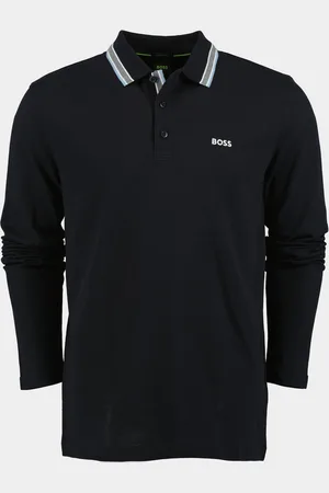 HUGO BOSS Polo lange mouw Plisy 10241663 01 50506191/416