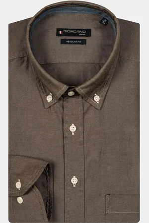 Giordano Casual hemd lange mouw Ivy, LS Button Down Washed Tw 427003/81