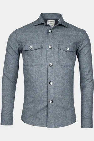 Giordano Overshirt Salerno, Overshirt with Semi 427503/60