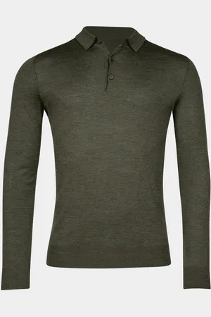 Baileys Polo lange mouw Pullover Polo collar - placke 420063/79