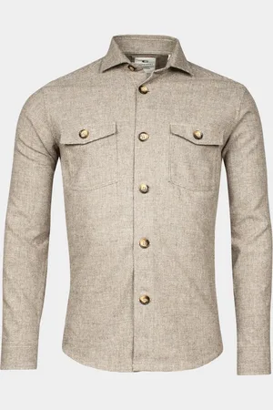 Giordano Overshirt Salerno, Overshirt with Semi 427503/80