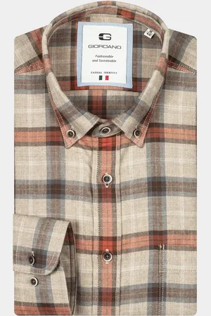 Giordano Casual hemd lange mouw Bologna, LS Button Down Herr 427832/81