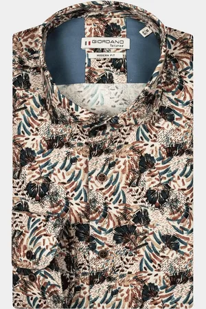 Giordano Casual hemd lange mouw Row, LS Cutaway Bold Colourfu 427820/81