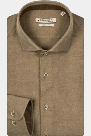 Giordano Casual hemd lange mouw Row, LS Cutaway Twill with Su 427827/81
