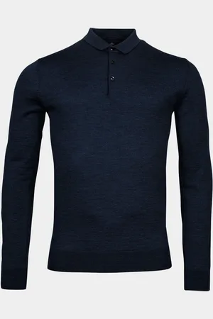 Baileys Polo lange mouw Pullover Polo collar - placke 420063/60