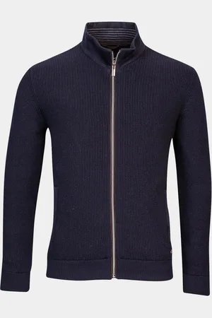 Baileys Vest Cardigan Zip 10gg structure 322133/60