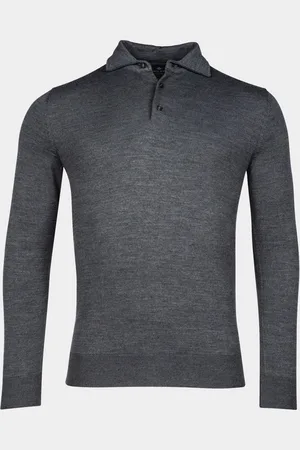 Baileys Polo lange mouw Pullover Polo collar buttons 328323/93