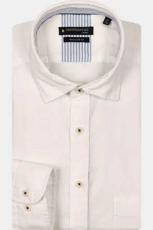 Giordano Casual hemd korte mouw Trento SS button under washed 516029/10