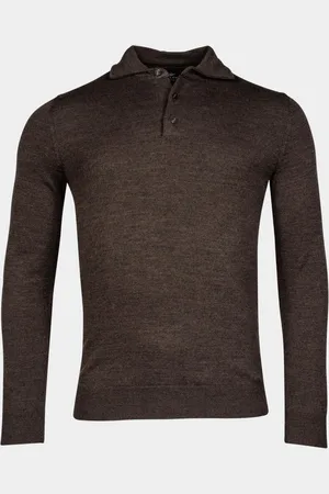 Baileys Polo lange mouw Pullover Polo collar buttons 328323/89
