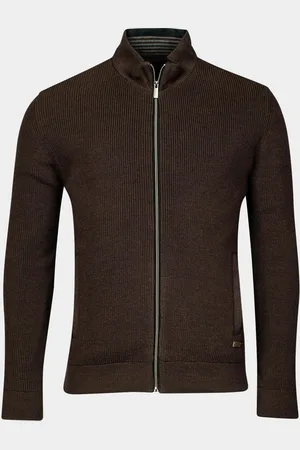Baileys Vest Cardigan Zip 10gg structure 322133/89