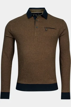 Baileys Polo lange mouw Sweatshirt Polo Collar Button 323094/25