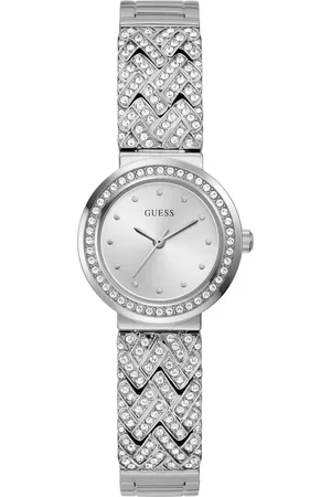 Brandfield Guess Treasure - dames horloge - zilverkleurig met band