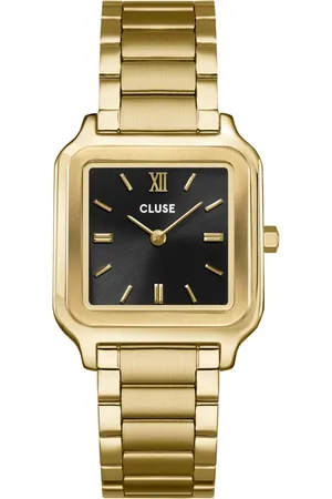 Brandfield Cluse Gracieuse - dames horloge - goudkleurig met band