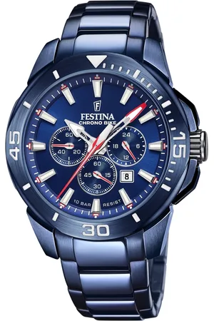 Brandfield Festina Special Edition - heren horloge - zilverkleurig met band