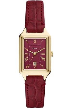 Brandfield Fossil - dames horloge - goudkleurig met band