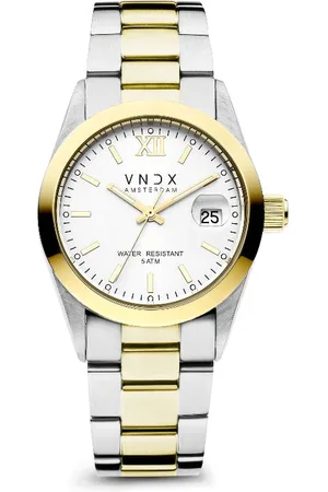 Brandfield VNDX - dames horloge - goudkleurig met band