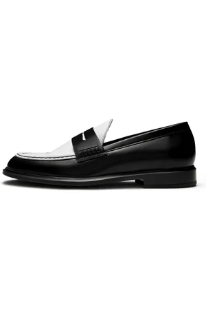 Brandfield Isabel Bernard Vendôme Blandine Zwart en Wit Kalfsleren Loafers IB51015-10176