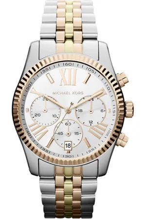 Brandfield Michael Kors - dames horloge - zilverkleurig met band