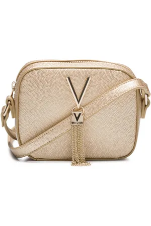 Brandfield Valentino Bags Divina Gold Crossbody Bag VBS1R409GORO
