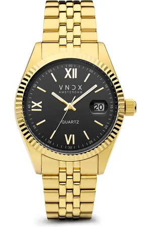 Brandfield VNDX - dames horloge - goudkleurig met band