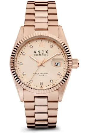 Brandfield VNDX - dames horloge - Roségoudkleurig met band